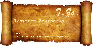 Trattner Zsuzsanna névjegykártya