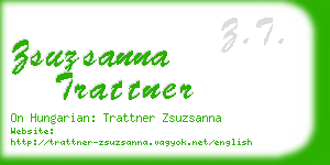zsuzsanna trattner business card